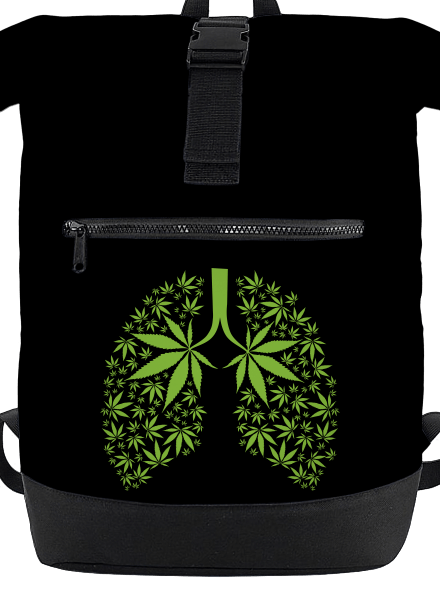 Ganja pľúca batoh Black