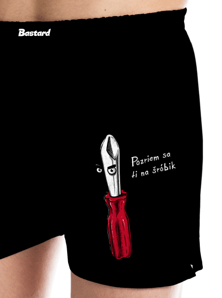 Šroubek pánske trenky Black