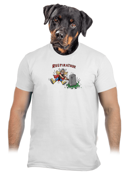 Respirathor pánske tričko White