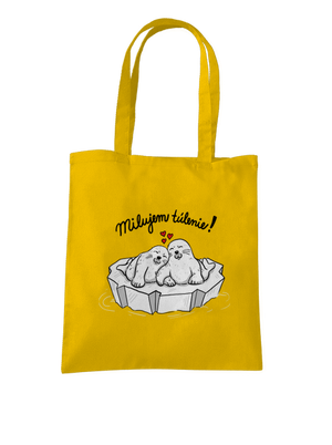 Milujem túlenie taška Sunflower