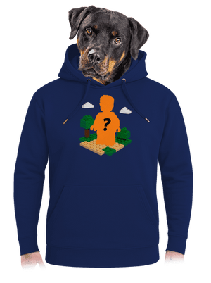 Lego z vlastnej fotky unisex mikina premium Navy