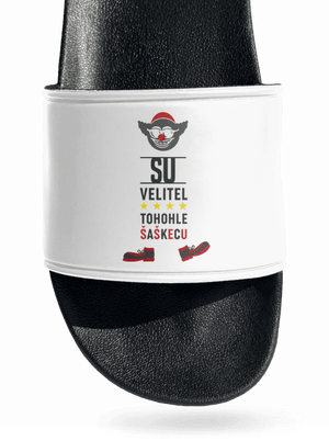 Velitel šaškecu šľapky White