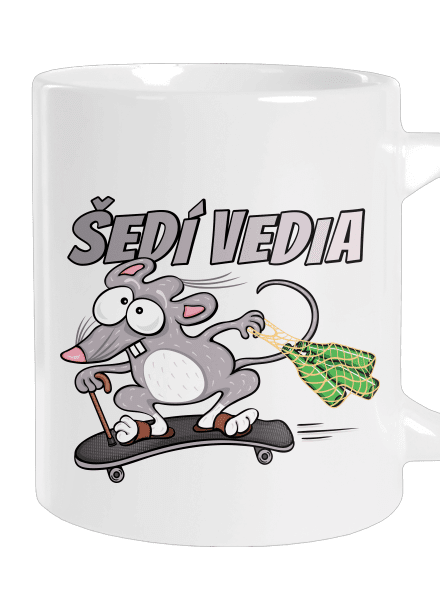 Šedí vedia - myšiak veľký hrnček White