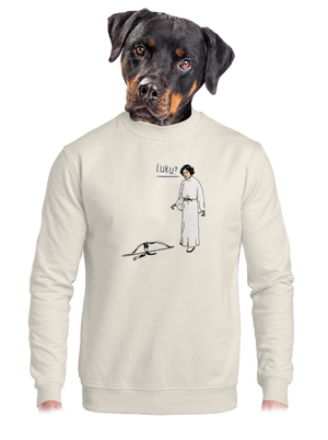 unisex mikina bez kapucne