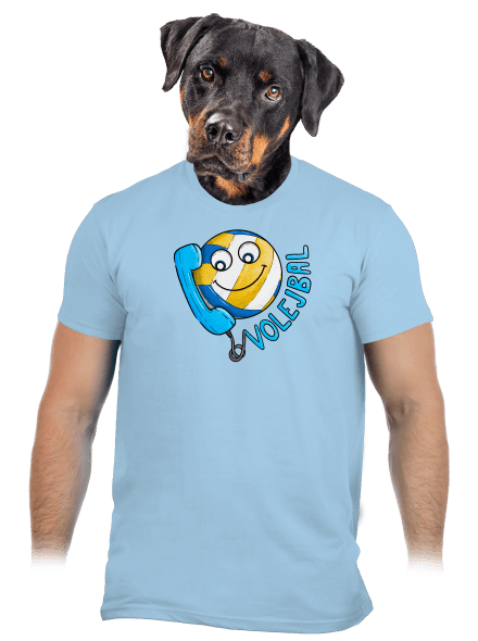 Volejbal pánske tričko Sky Blue