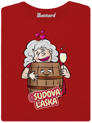 Osudová láska dámske tričko prémium Red Mal