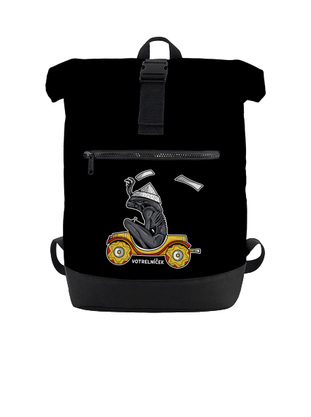 Votrelníček batoh Black
