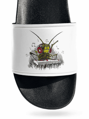 DJ Cvrček šľapky White