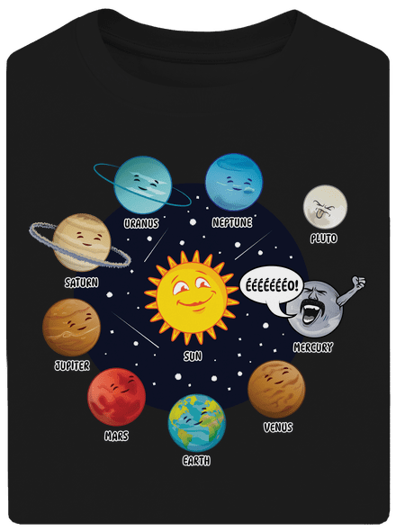 Mercury unisex tričko oversized Black