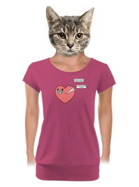 dámske tričko s lemom