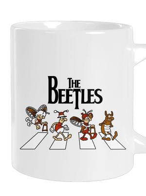 Beatles veľký hrnček White