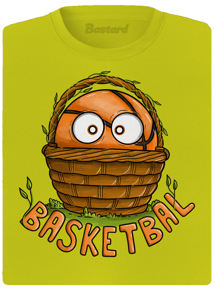 Basketbal dámske športové tričko Neon Yellow