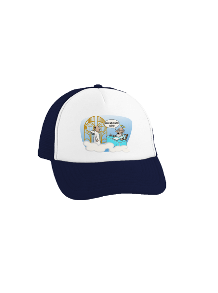 Nebeská aplikácia šiltovka truckerka French Navy cap