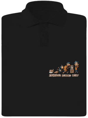 Evolúcia rannej kávy pánska polokošeľa Black