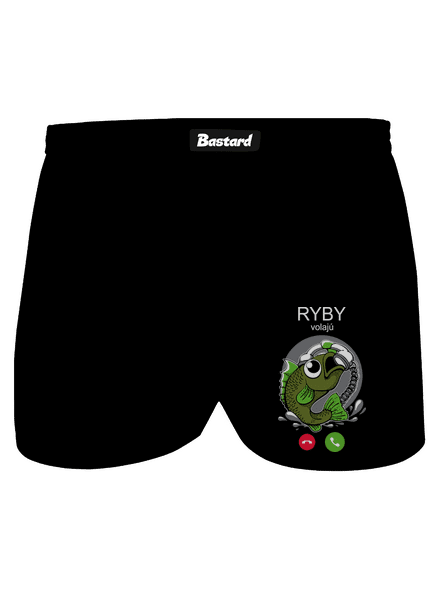 Ryby volají pánske trenky Black