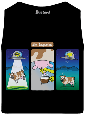 Alien Cappuccino pánske tielko Black