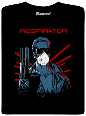 Respirátor pánske dlhý rukáv Black