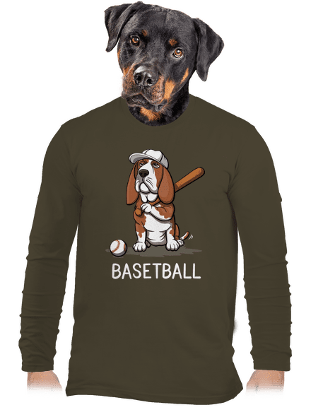 Basetball pánske dlhý rukáv Urban Khaki