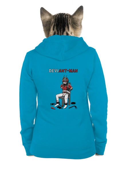DeviAnt-man dámska mikina na zips Blue Atol