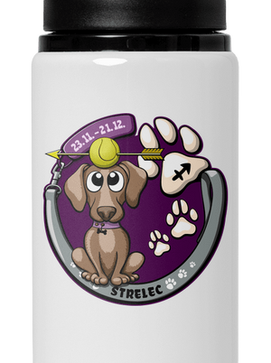 Psí horoskop: Strelec flaša na vodu White