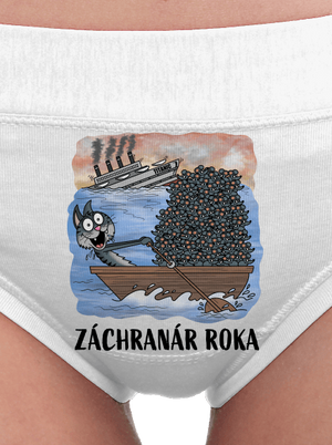 Záchranár roka dámske nohavičky White