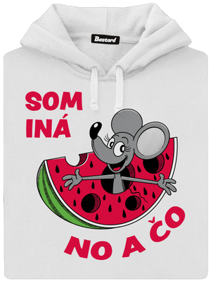 Som iná dámska mikina klokanka White