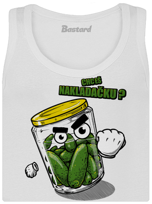 Nakladačka dámske tielko klasické White