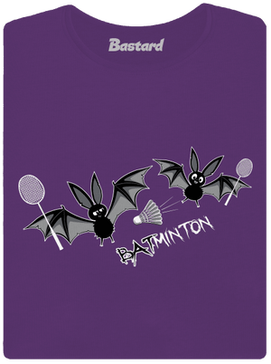 Batminton dámske tričko prémium Purple