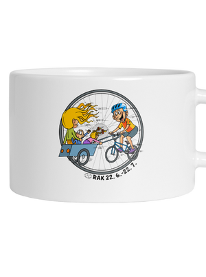 Cyklistický horoskop: Rak hrnček makronka White