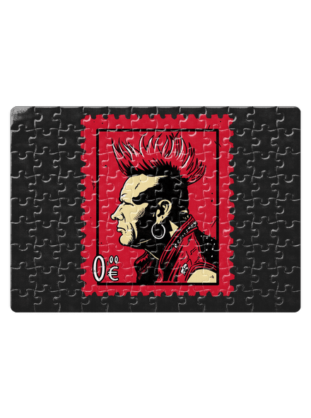 Známka punku puzzle White