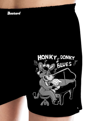 Honky donky blues pánske trenky Black
