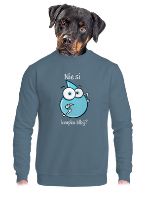 unisex mikina bez kapucne