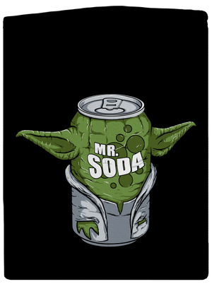 Mr. Sóda dámska mikina na zips Black