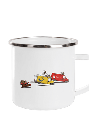 Santa se soby plecháčik White