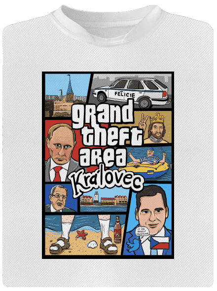 Královec detské športové tričko White