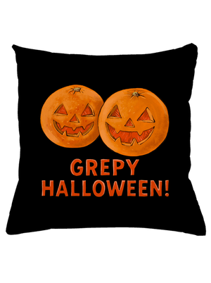 Grepy Halloween vankúš Black