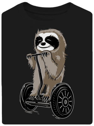 Leňoch unisex tričko oversized Black