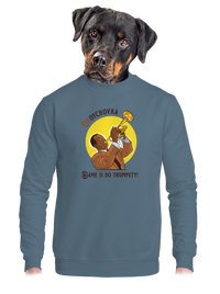 unisex mikina bez kapucne