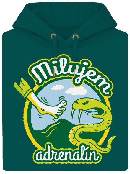 Milujem adrenalín unisex mikina premium Emerald Green