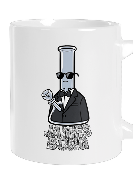 James Bong veľký hrnček White