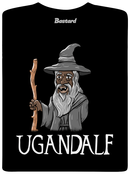 Ugandalf pánske dlhý rukáv Black