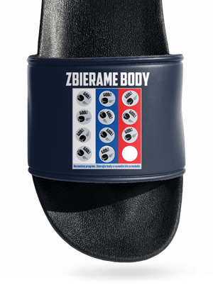 Zbierame body - hokej šľapky Navy