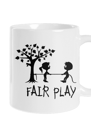 Fair play klasický hrnček White