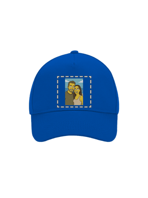 Simpsonovi z vlastnej fotky šiltovka baseballka Bright Royal
