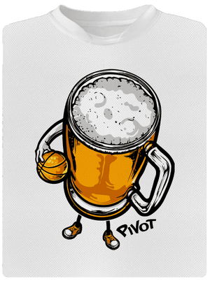 Pivot detské športové tričko White