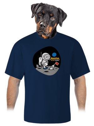 Máme problém unisex tričko oversized Midnight Blue