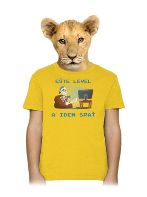 Ešte level detské tričko Gold