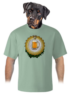 Pivný horoskop: Škorpión unisex tričko oversized Sage