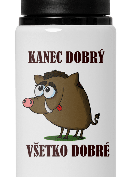 Kanec dobrý flaša na vodu White