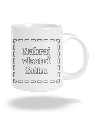 Vlastná potlač veľký hrnček White